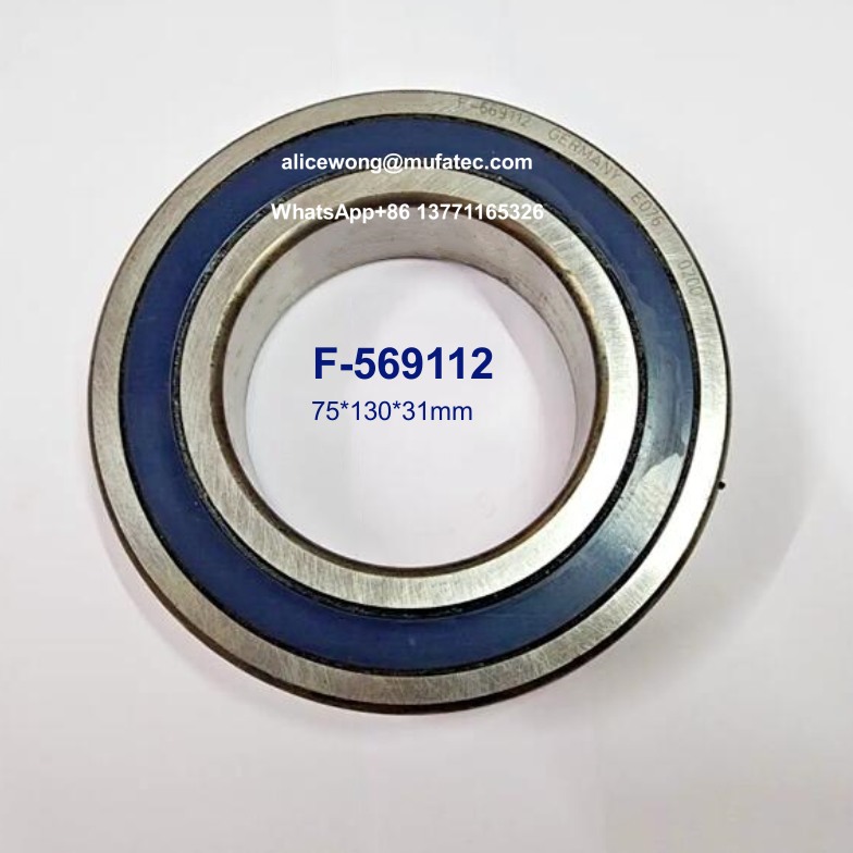 F-569112 servo motor bearings motorcycle bearings printing press bearings ceramic ball bearings 75*130*31mm