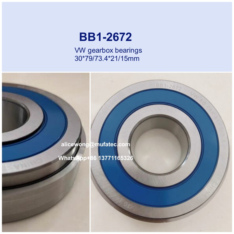 BB1-2672 VW auto gearbox bearings non-standard deep groove ball bearings 30*79/73.4*21/15mm