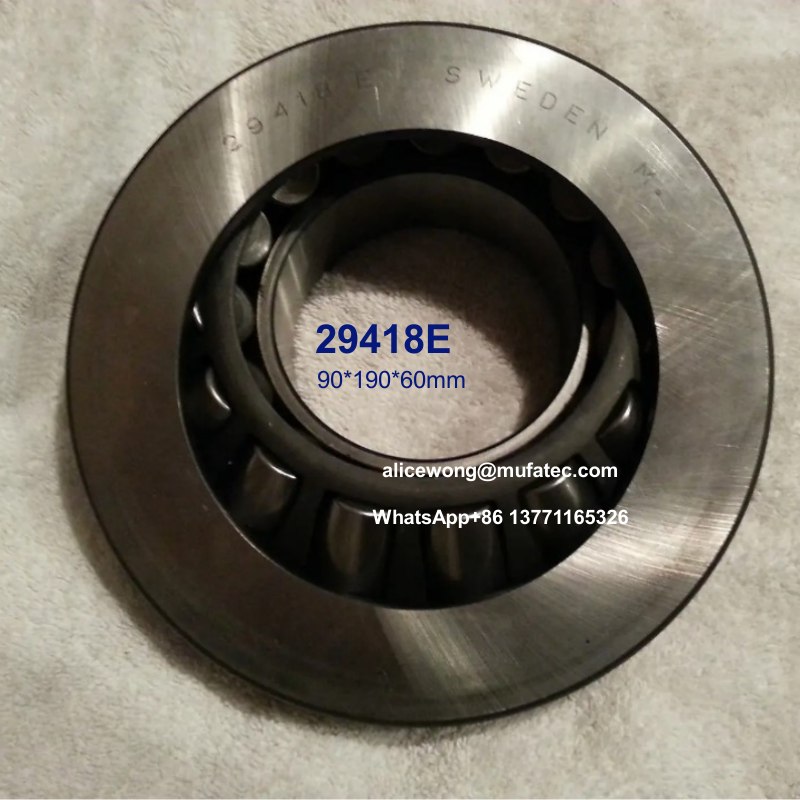29418E spherical roller thrust bearings heavy duty bearings 90*190*60mm