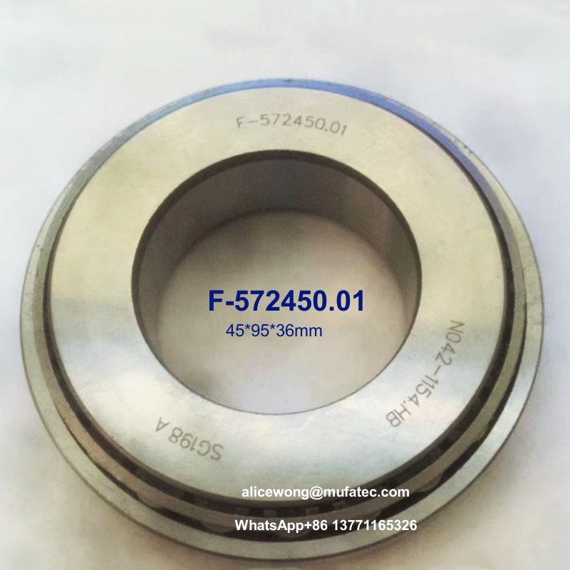 F-572450.01 F-572450 automotive gearbox bearings taper roller bearings 45*95*36mm