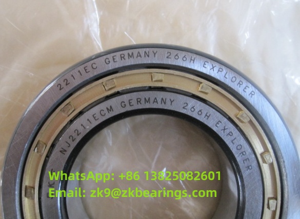 NJ 2211 ECM Single Row Cylindrical Roller Bearing 55x100x25 mm