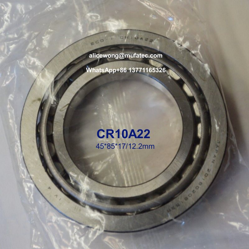 CR10A22 Auto rear differential bearings taper roller bearings 45*85*17/12.2mm