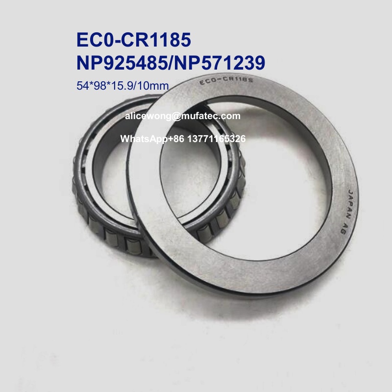 EC0-CR1185 NP925485/NP571239 Mercedes-Benz differential bearings 54*98*15.9/10mm