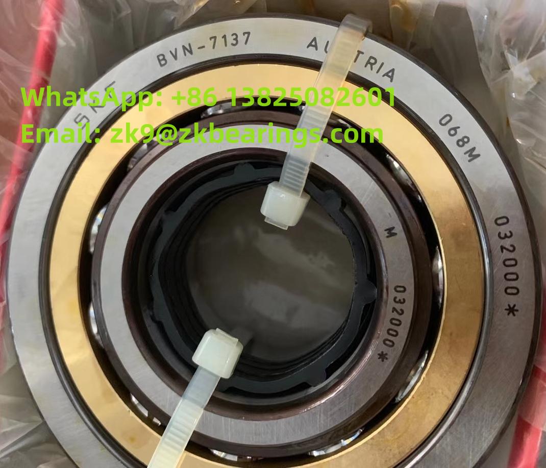 Air Compressor Bearing BVN-7137 Angular Contact Ball Bearing