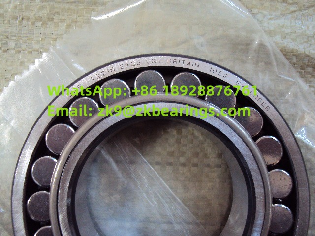 22216 E/C3 Spherical Roller Bearing 80x140x33 mm