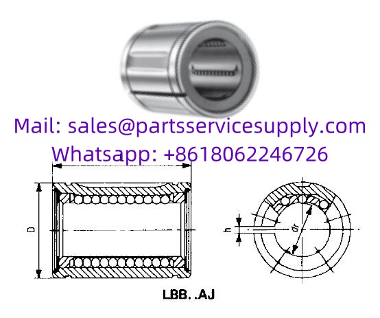 LBB12AJ Linear Motion Ball Bearing (Alt P/N: ADJ-122026, ADJ-750)