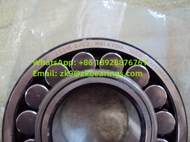 22315 E/C3 Spherical Roller Bearing 75x160x55 mm