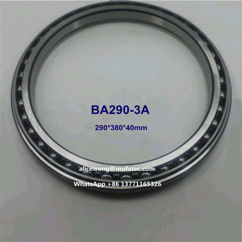 BA290-3A excavator bearings single row angular contact ball bearings 290x390x40mm
