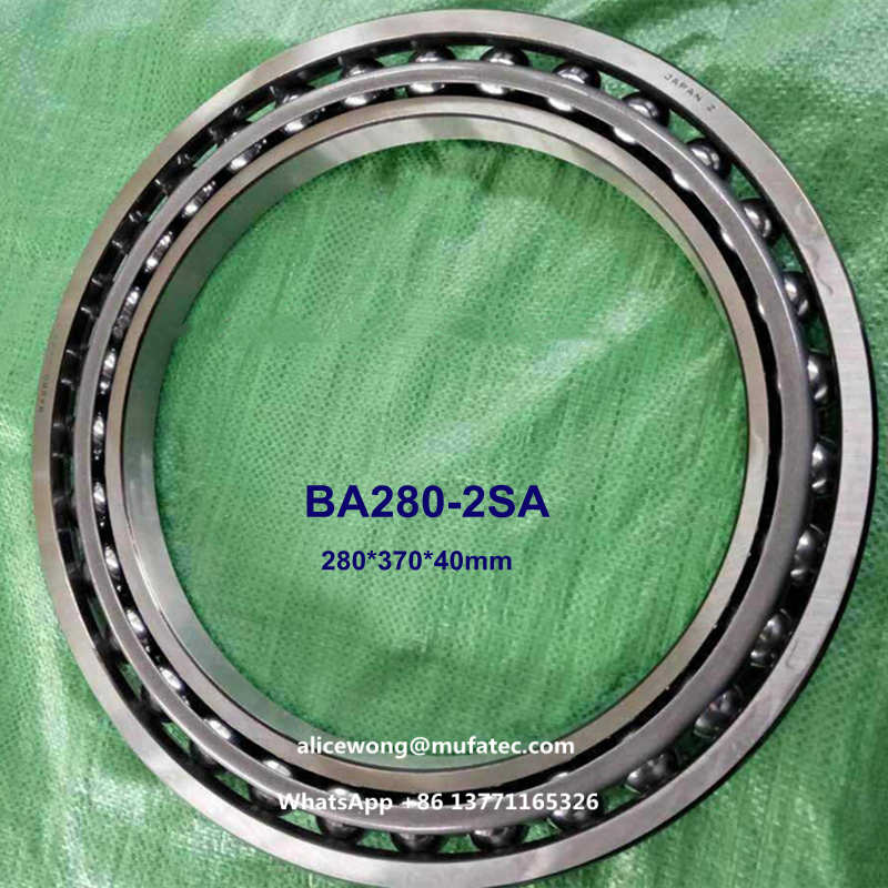 BA280-2SA excavator bearing single row angular contact ball bearings 280x370x40mm