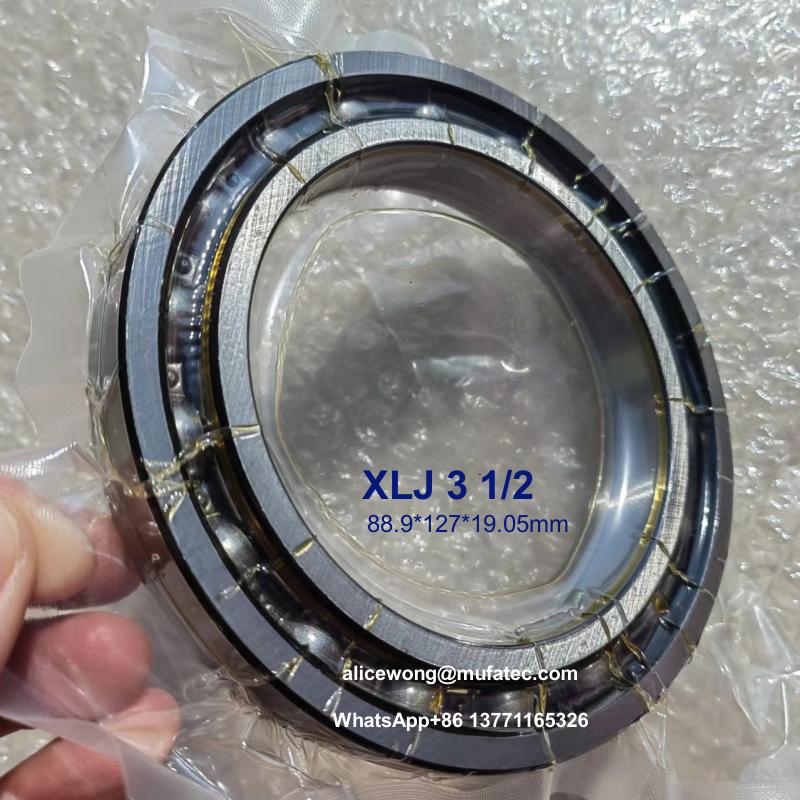 XLJ 3 1/2 excavator bearings angular contact ball bearings 88.9*127*19.05mm