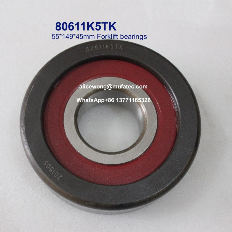 80611K5TK forklift bearings heavy duty ball bearings 55*149*45mm