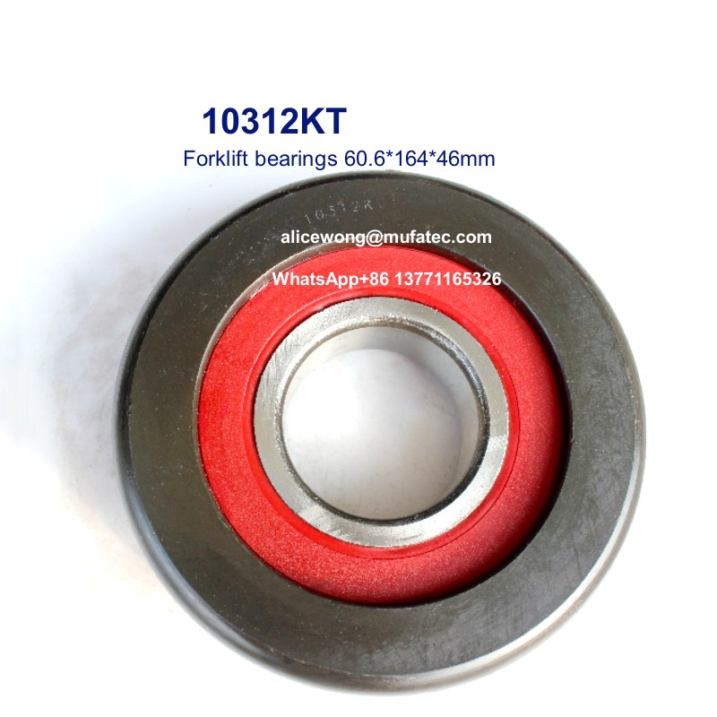 10312KT forklift bearings heavy duty ball bearings 60.6*164*46mm