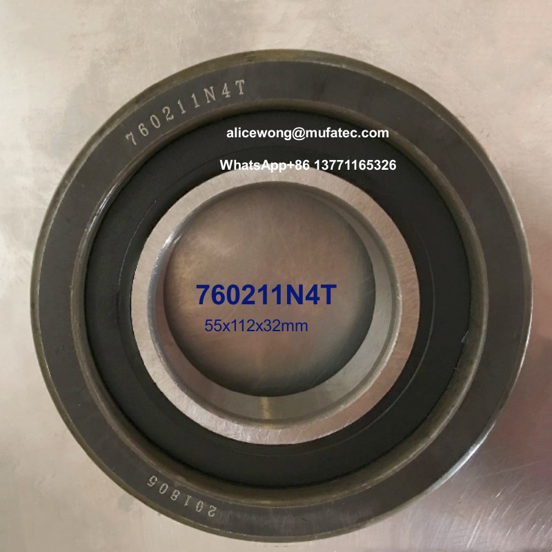 760211N4T forklift bearings heavy duty ball bearings 55x112x32mm