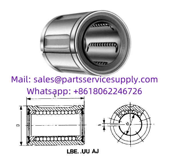 LBB10UU AJ Linear Bushing Bearing (Alt P/N: ADJ-625PP)