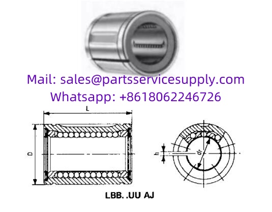 LBB8UU AJ Linear Bearing (Alt P/N: ADJ-500PP)