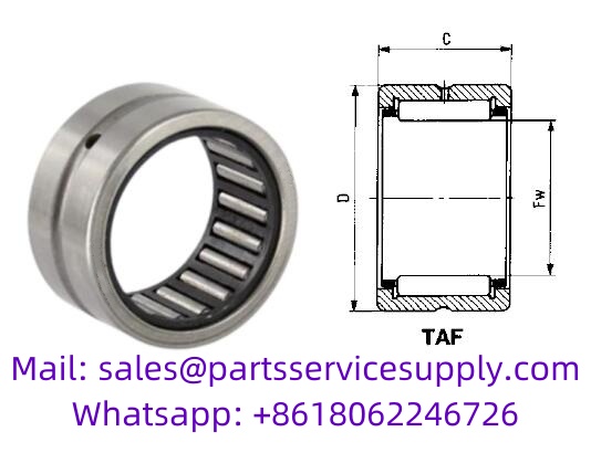 TAF101712 Machined Needle Roller Bearing without Inner Ring (Alt P/N: NK10/12TN, NK10/12)