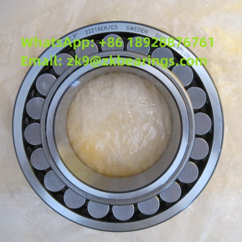 22218 EK/C3 Spherical Roller Bearing 90x160x40 mm