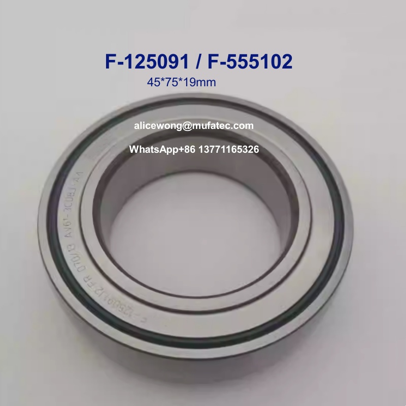 F-555102 F-125091 Ford Fusion Escape driver shaft bearings cylindrical roller bearings 45*75*19mm