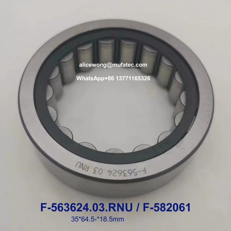 F-563624.03.RNU F-582061 automotive bearings cylindrical roller bearings 35*64.5*18.5mm