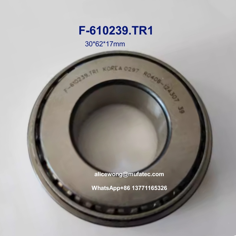 F-610239.TR1 auto differential bearings taper roller bearings 30*62*17mm