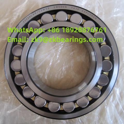 22220 CAK/C3W33 Spherical Roller Bearing 100x180x46 mm