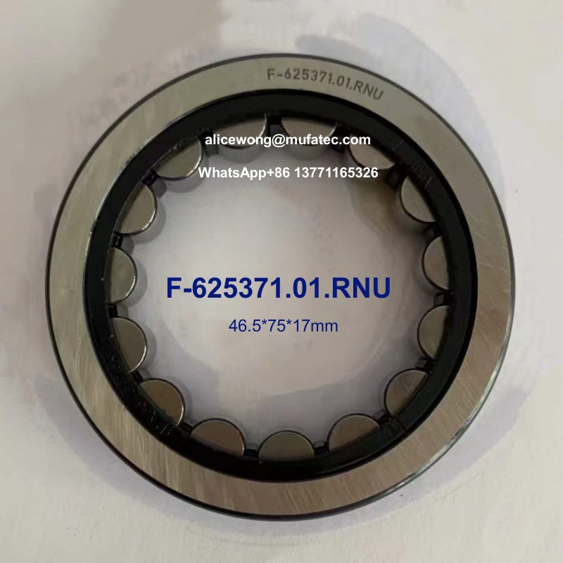 F-625371.01.RNU auto gearbox bearings cylindrical roller bearings 46.5*75*17mm