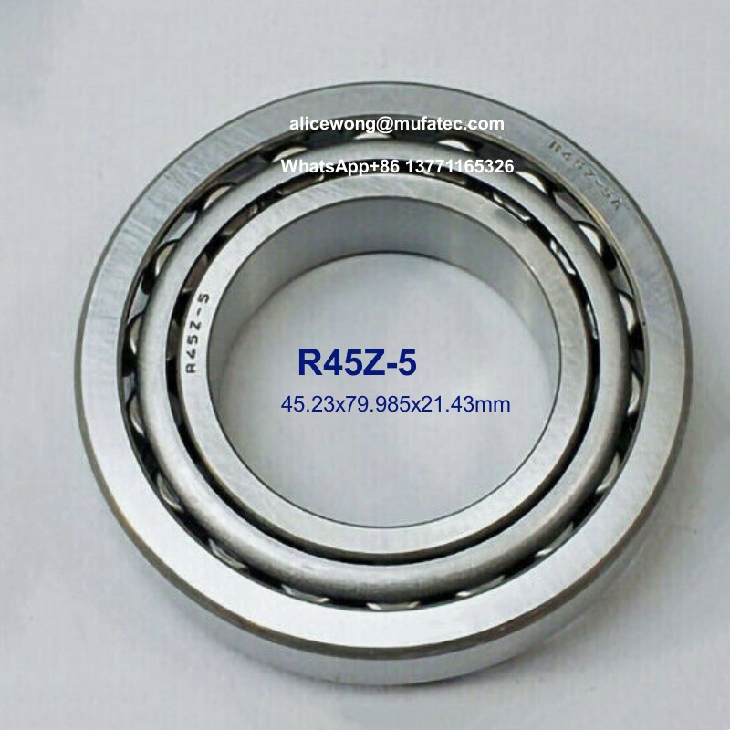 R45Z-5 automotive transmission bearings imperial taper roller bearings 45.23x79.985x21.43mm