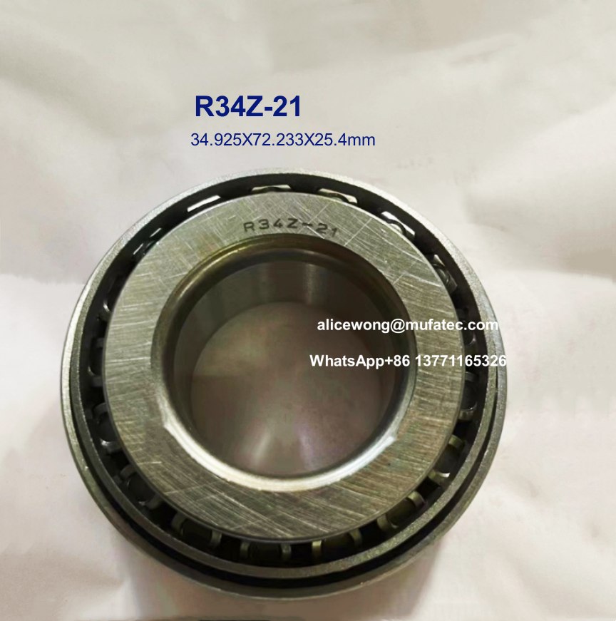 R34Z-21 auto bearings taper roller bearings 34.925X72.233X25.4mm