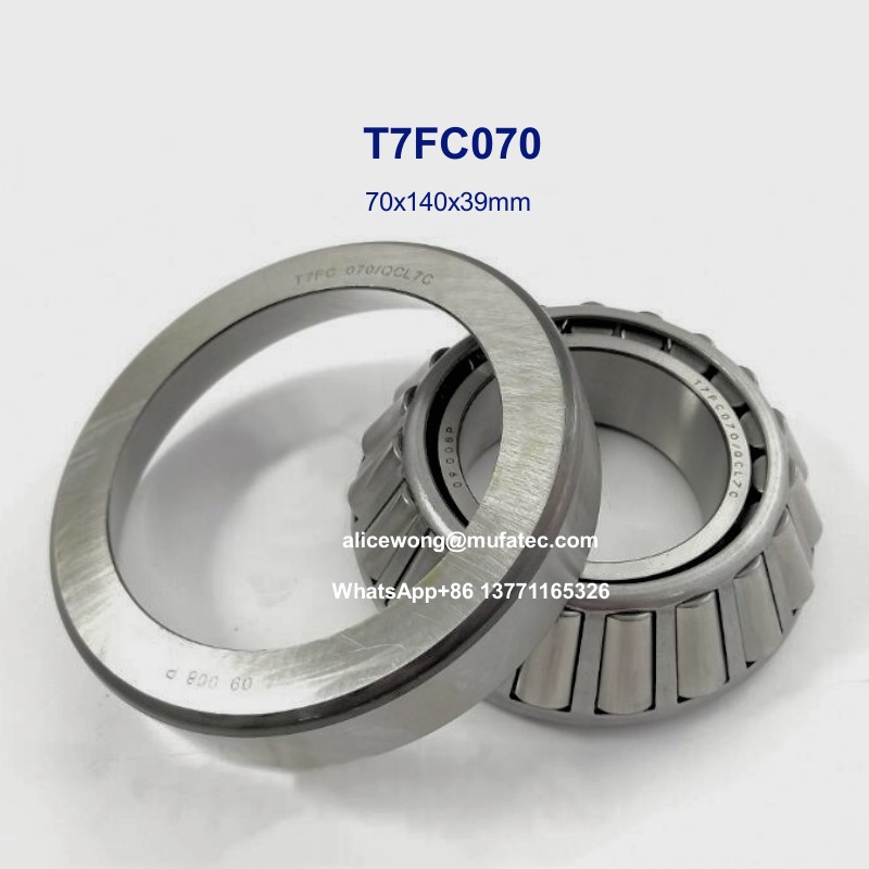 T7FC070 hydraulic pump bearings imperial taper roller bearings 70x140x39mm