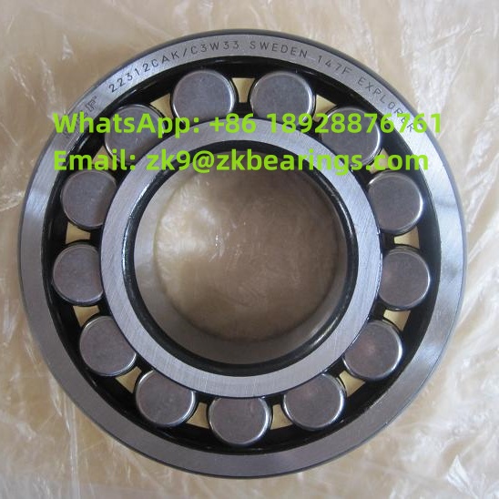 22312 CAK/C3W33 Spherical Roller Bearing 60x130x46 mm