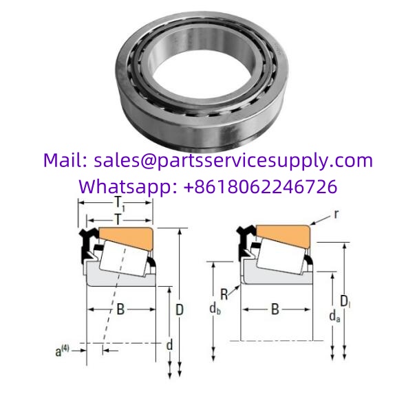 07100/07196 (07000LA) Tapered Roller Bearing Size 1x1.9687x0.5313 Inch