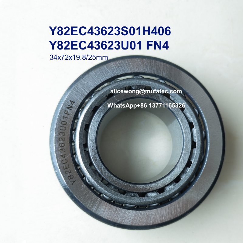 Y82EC43623S01H406/Y82EC43623U01 FN4 auto bearings taper roller bearings 34x72x19.8/25mm