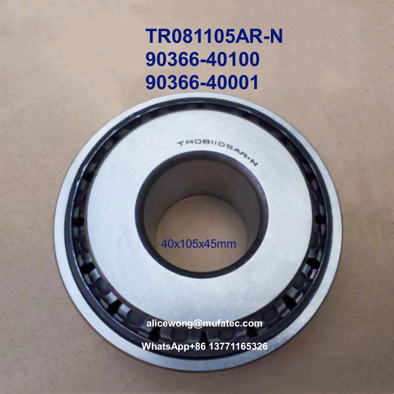 TR081105AR 90366-40100 90366-40001 automobile differential bearings 40x105x45mm