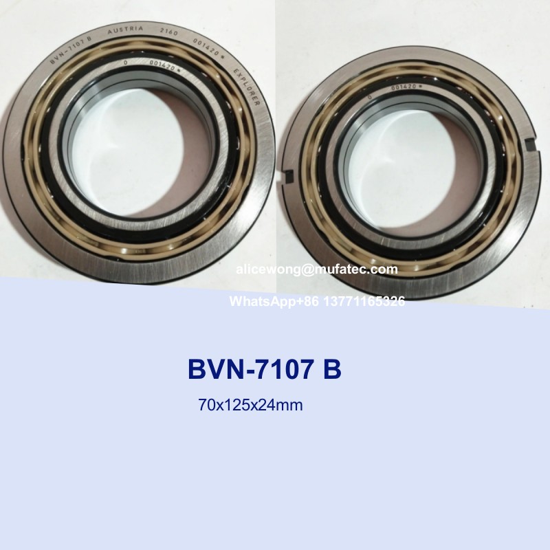 BVN-7107 B air conpressor bearings high precision ball bearings 70x125x24mm