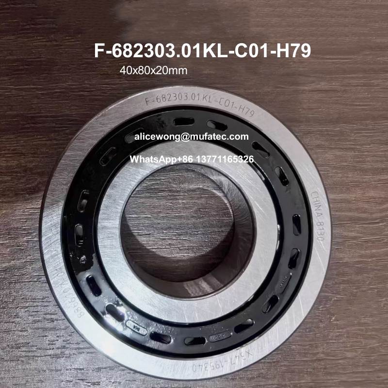 F-682303.01.KL-C01-H79 F-682303 new energy vehicle motor bearings nylon cage ball bearings 40x80x20mm