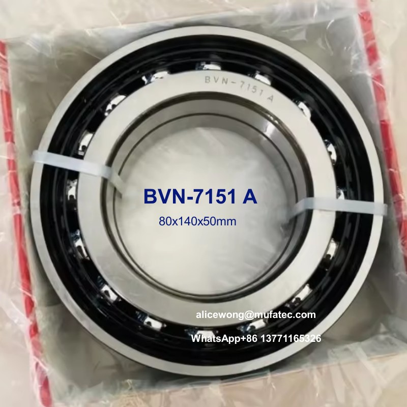 BVN-7151 A air compressor bearings high speed ball bearings 80x140x50mm