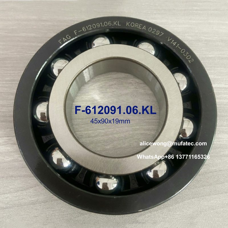 F-612091.06.KL Chevrolet transmission bearings nylon cage ball bearings 45x90x19mm