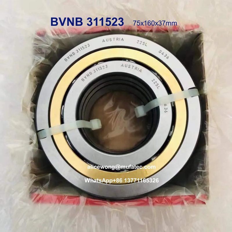 BVNB 311523 air compressor bearings high precision brass cage ball bearings 75x160x37mm