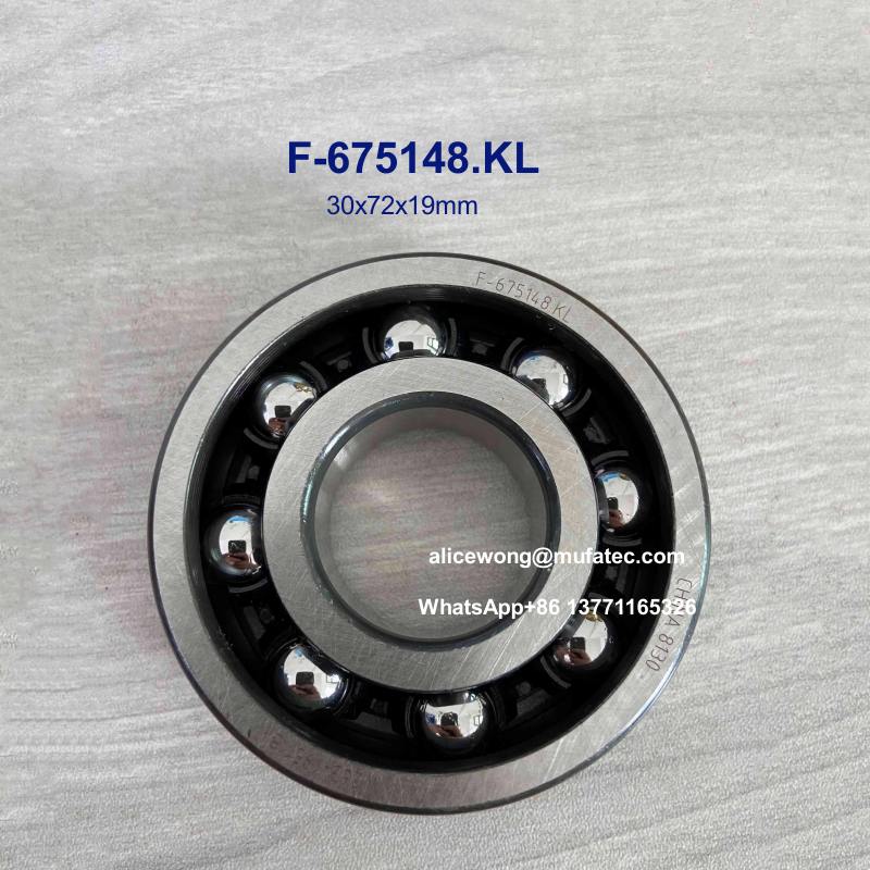 F-675148.KL auto transmission bearings nylon cage ball bearings 30x72x19mm