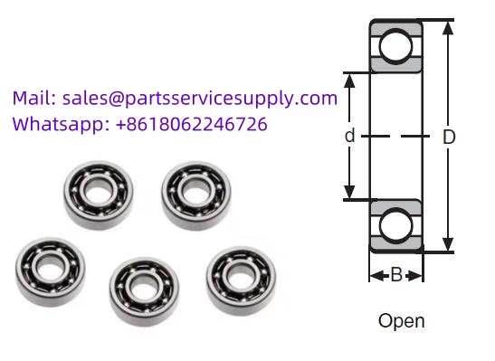 60/1.5 Deep Groove Ball Bearing (Alt P/N: 601X, 015M06, R-615)