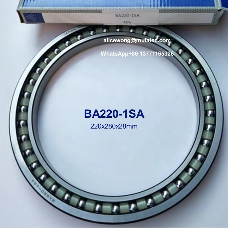 BA220-1SA excavator bearings thin section ball bearings 220x280x28mm