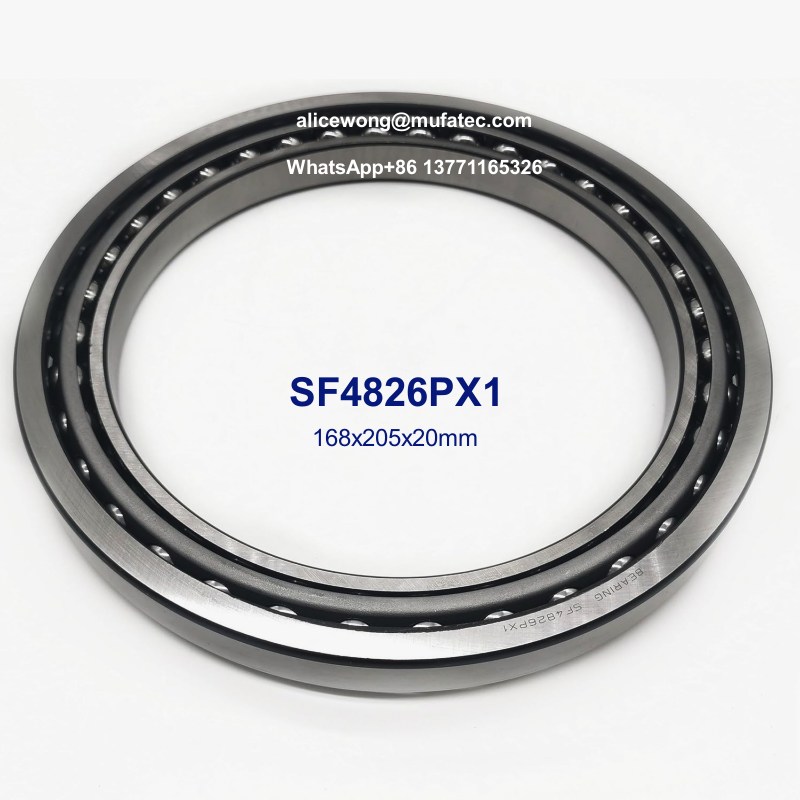 SF4826PX1 SF4826 travel large excavator bearings high precision ball bearings 168x205x20mm