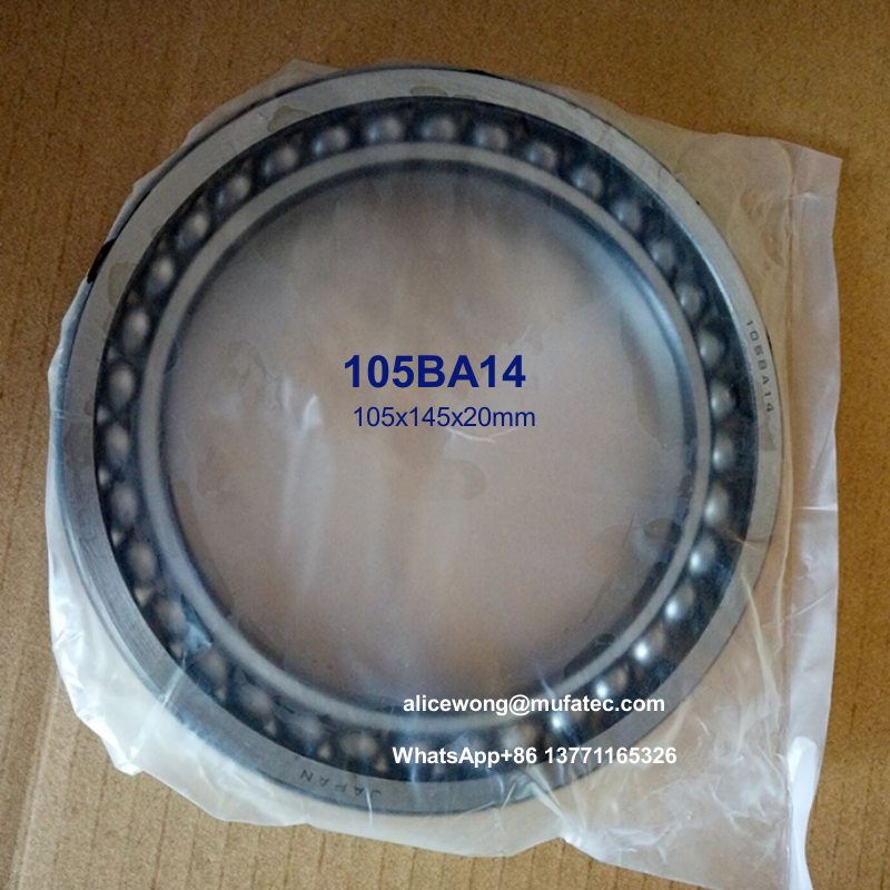 105BA14 travel reduction excavator bearings thin section ball bearings 105x145x20mm