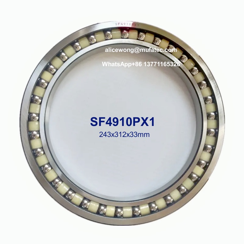 SF4910PX1 SF4910 excavator bearings high precision angular contact ball bearings 243x312x33mm