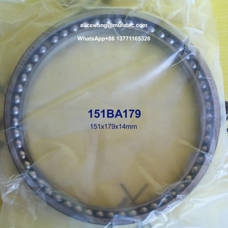 151BA179 excavator travel walk bearings thin section ball bearings 151x179x14mm