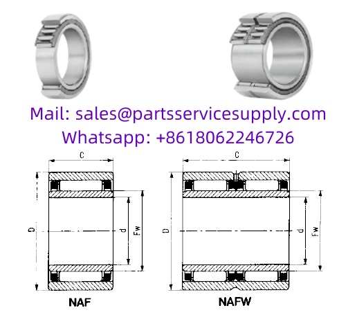 NAF102213 Machined Needle Roller Bearing (Alt P/N: NAO10X22X13)