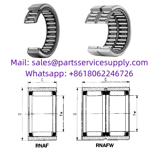 RNAF10012030 Machined Needle Roller Bearing (Alt P/N: RNAO100X120X30)