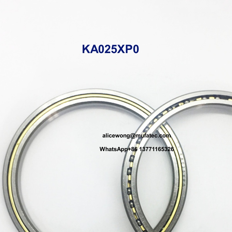 KA025XP0 thin section bearings deep groove ball bearings 63.5x76.2x6.35mm