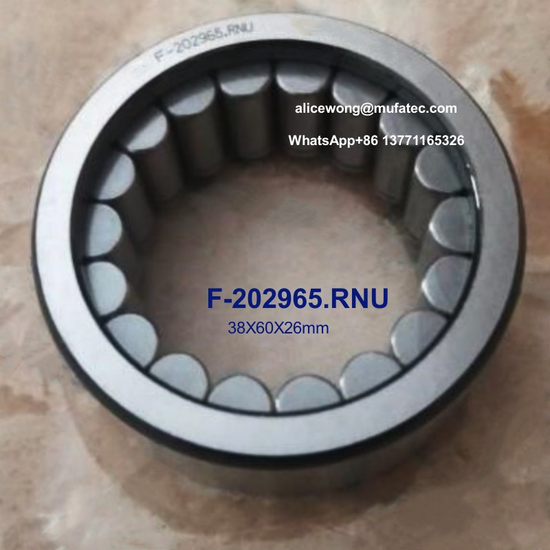 F-202965.RNU printing machine bearings cylindrical roller bearings without outer rings 38x60x26mm