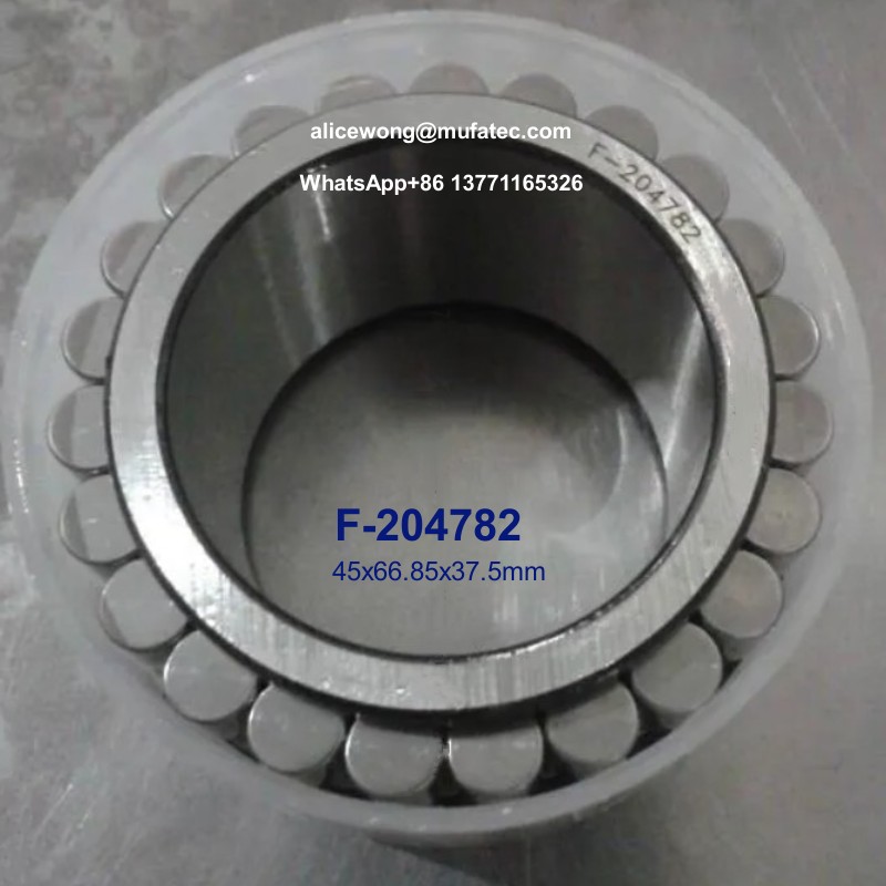 F-204782 printing machine bearings full complement cylindrical roller bearings 45x66.85x37.5mm